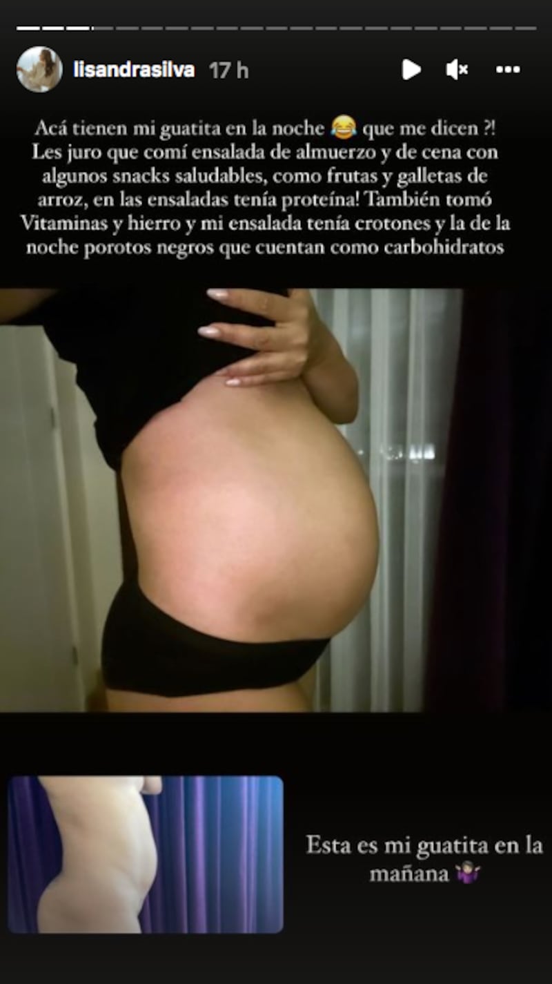 Lisandra Silva habló sobre los cambios en su cuerpo durante su segundo embarazo