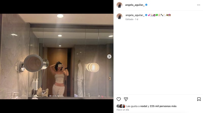 Ángela Aguilar comparte mensaje en medio de polémica por el cuarto de Inti