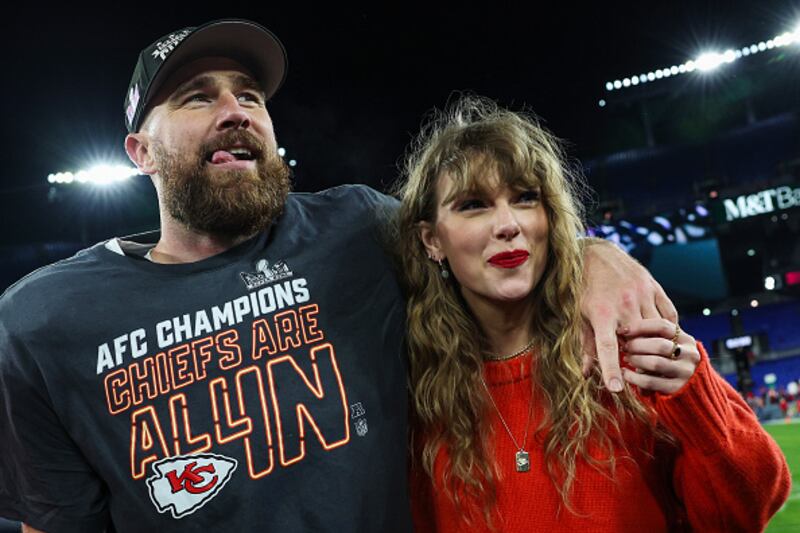 Travis Kelce y Taylor Swift