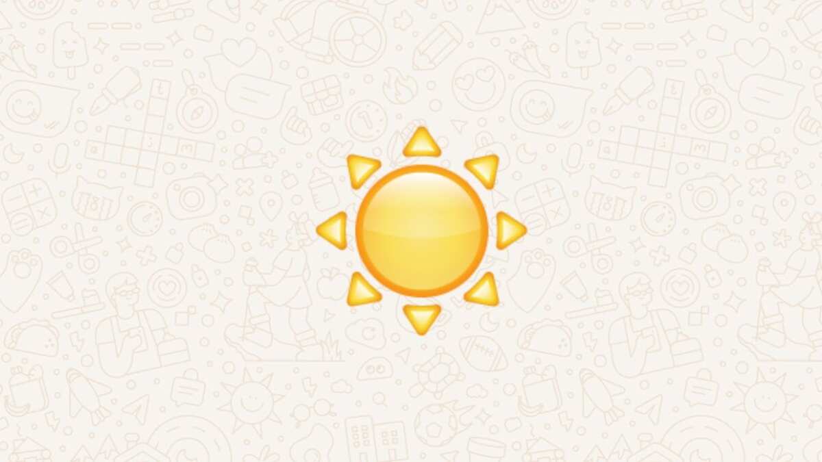El emoji de sol puede representar varias cosas diferentes