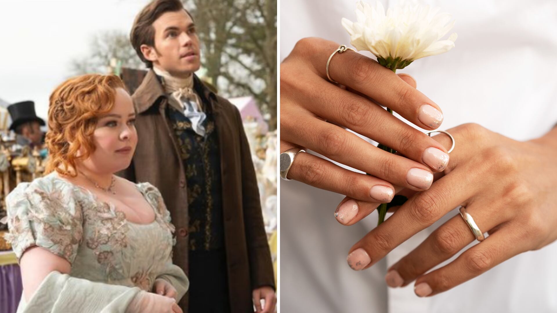 Con flores, perlas y colores pastel: estos son los diseños de uñas más bonitos inspirados en 'Bridgerton'.