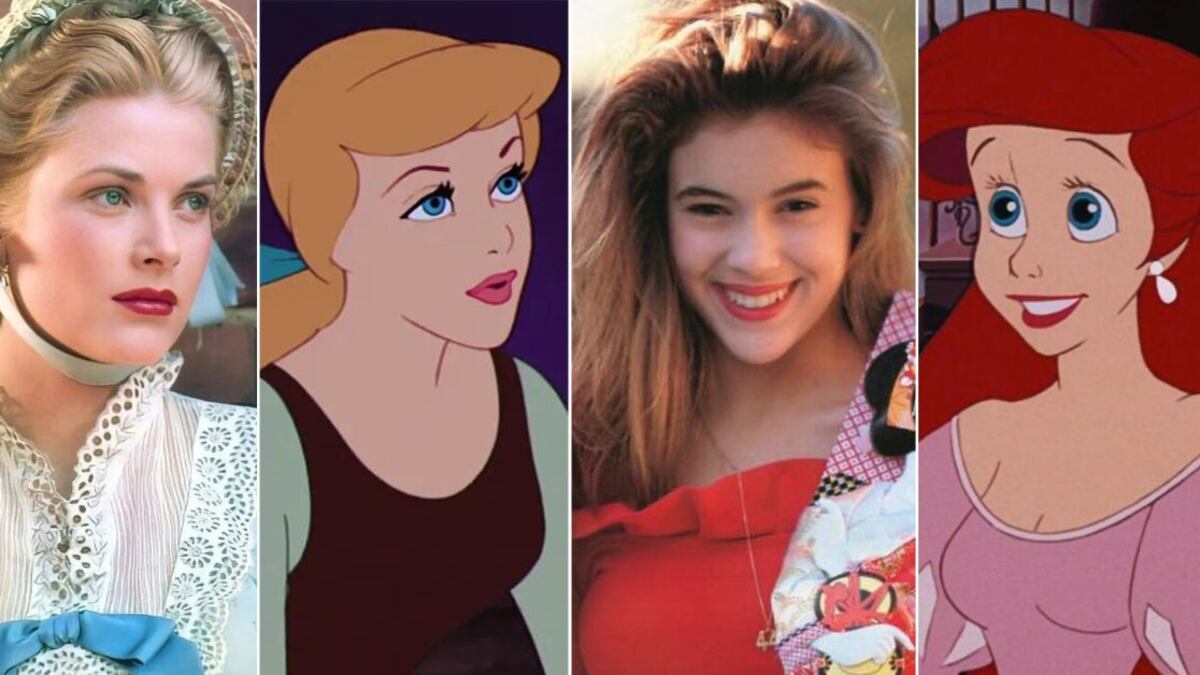 Alyssa Milano y Grace Kelly inspiraron a Ariel y Cenicienta respectivamente