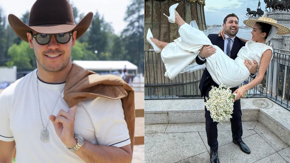 Lalo Capetillo llamó la atención por esta elección en su look para la boda de su hermana.