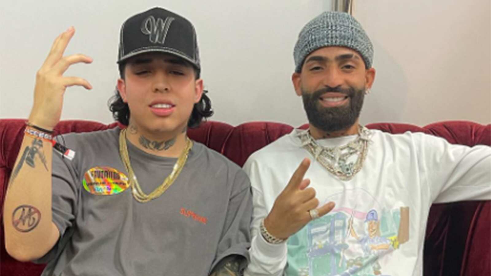 “Anda de llorón el cachetón”: se burlan de la reacción de Westcol al conocer a Arcángel.