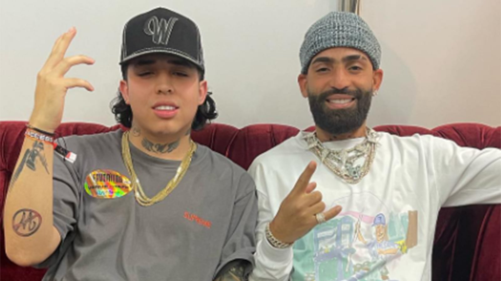 “Anda de llorón el cachetón”: se burlan de la reacción de Westcol al conocer a Arcángel.