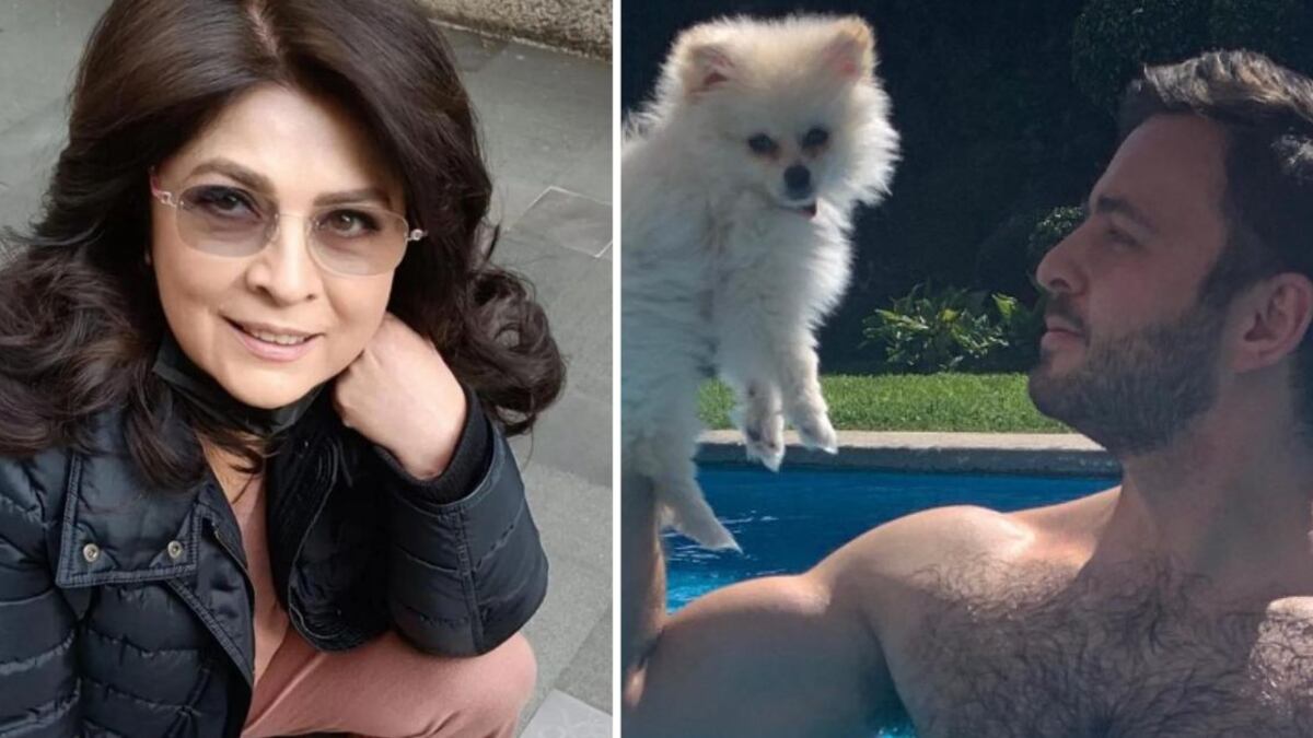 El guapo "sobrino" de Victoria Ruffo que desata suspiros en redes