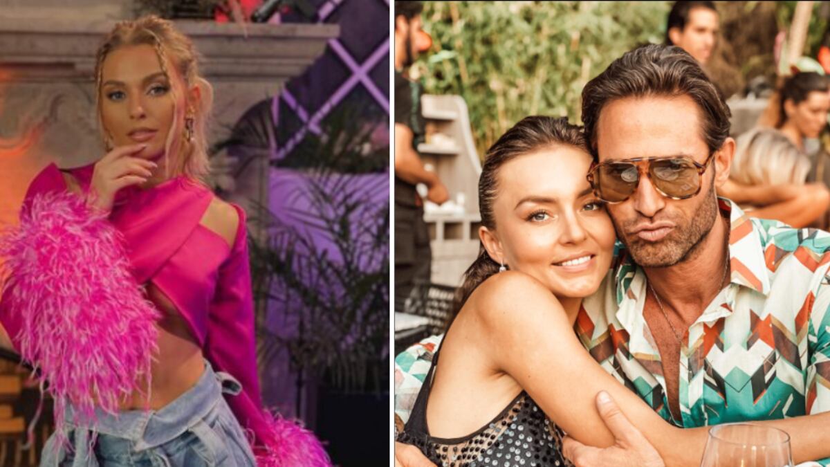 Irina Baeva felicitó a Sebastián Rulli.