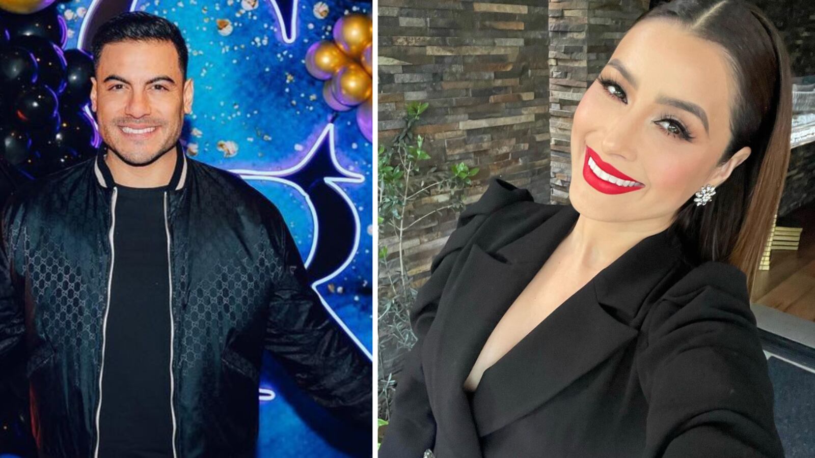 Carlos Rivera y Cynthia Rodríguez