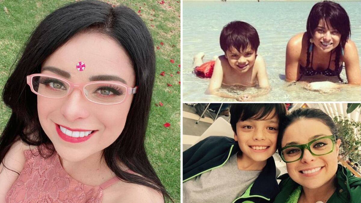 Violeta Isfel dio a luz a su único hijo en diciembre de 2003