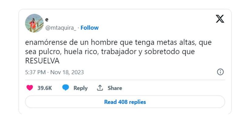 La frase "hombre que resuelve" es viral en redes sociales