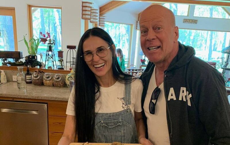 Bruce Willis y Demi Moore se convertirán en abuelos por primera vez