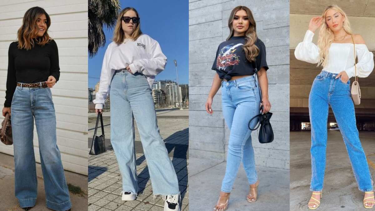 Jeans efecto vientre plano