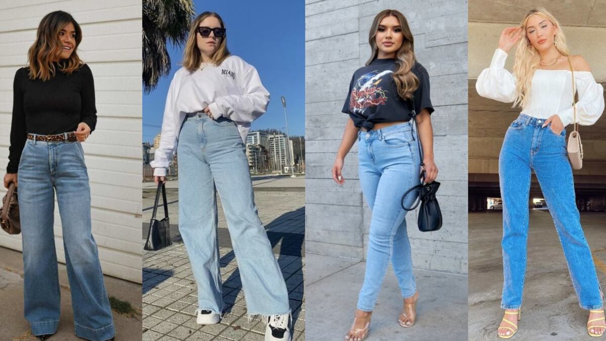 Jeans efecto vientre plano