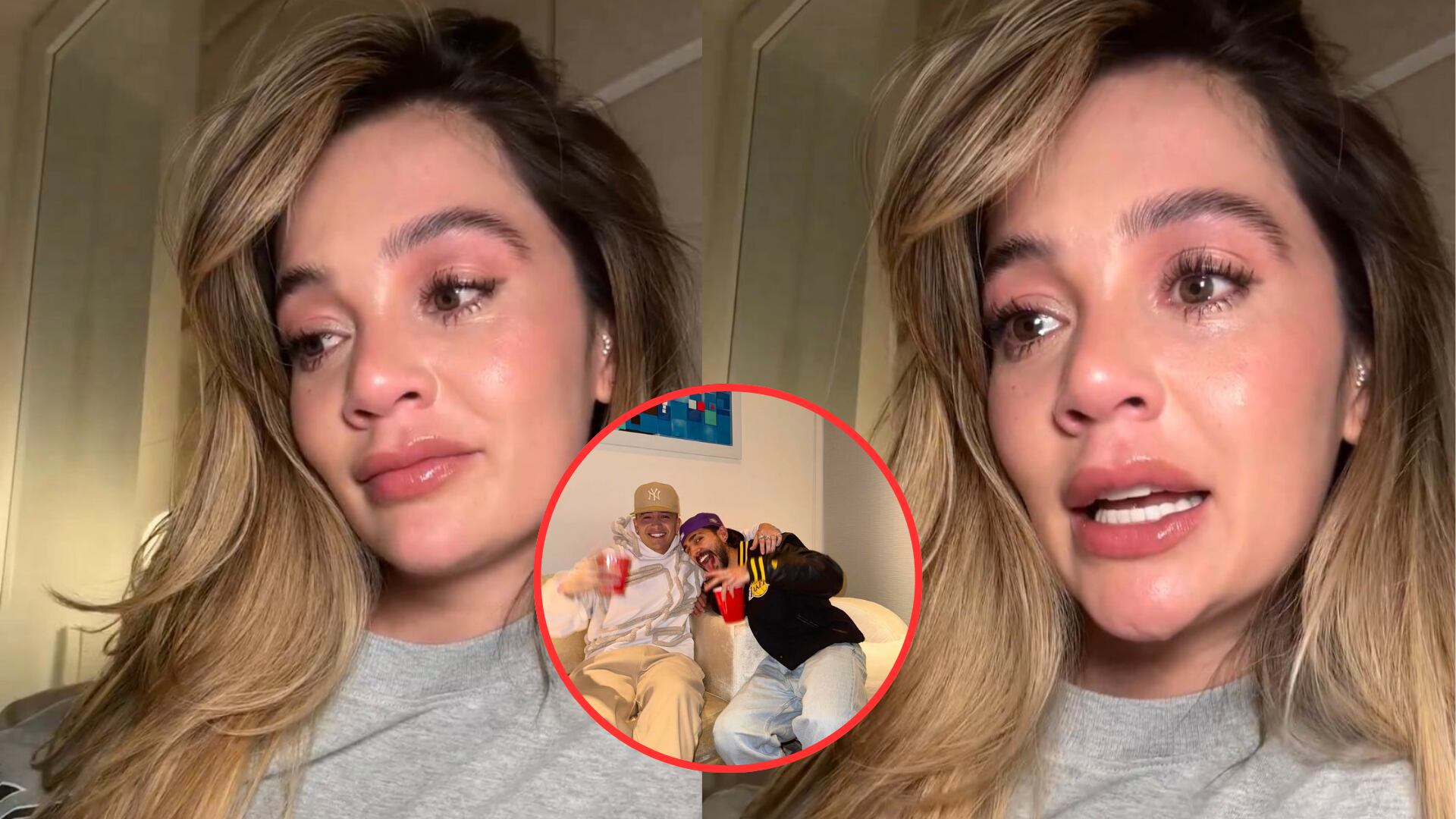 Reacción de Lina Tejeiro a canción de sus exnovios