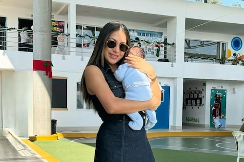 La experiencia de maternar: Andrea Báez celebra los tres meses de su bebé Lucas con un tierno post