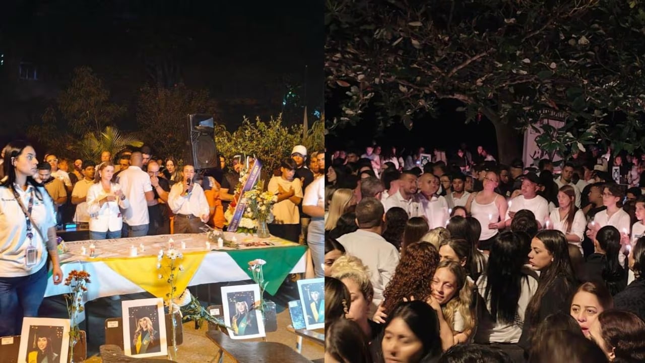 Estudiantes fallecidos en Bello- Velatón