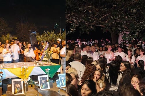 “Mi realidad sos vos”: el bello poema que recitó joven a su novia fallecida en el accidente de bus en Antioquia