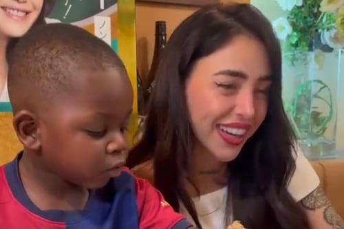 VIDEO: Nicki Nicole conquista a todos jugando con el hermanito de Lamine Yamal