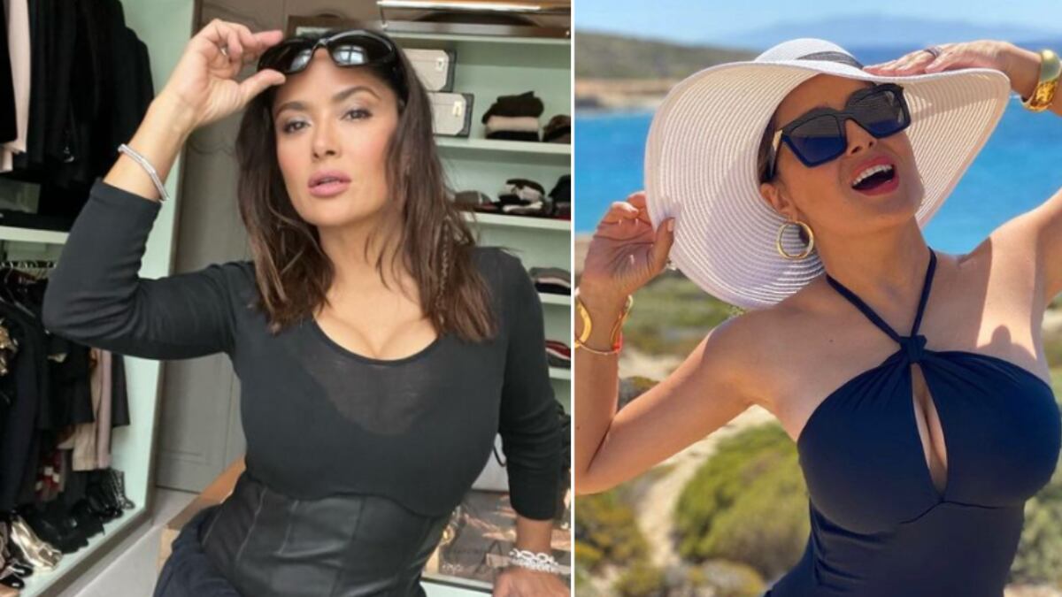 Salma Hayek sigue desbordando belleza a sus 56.