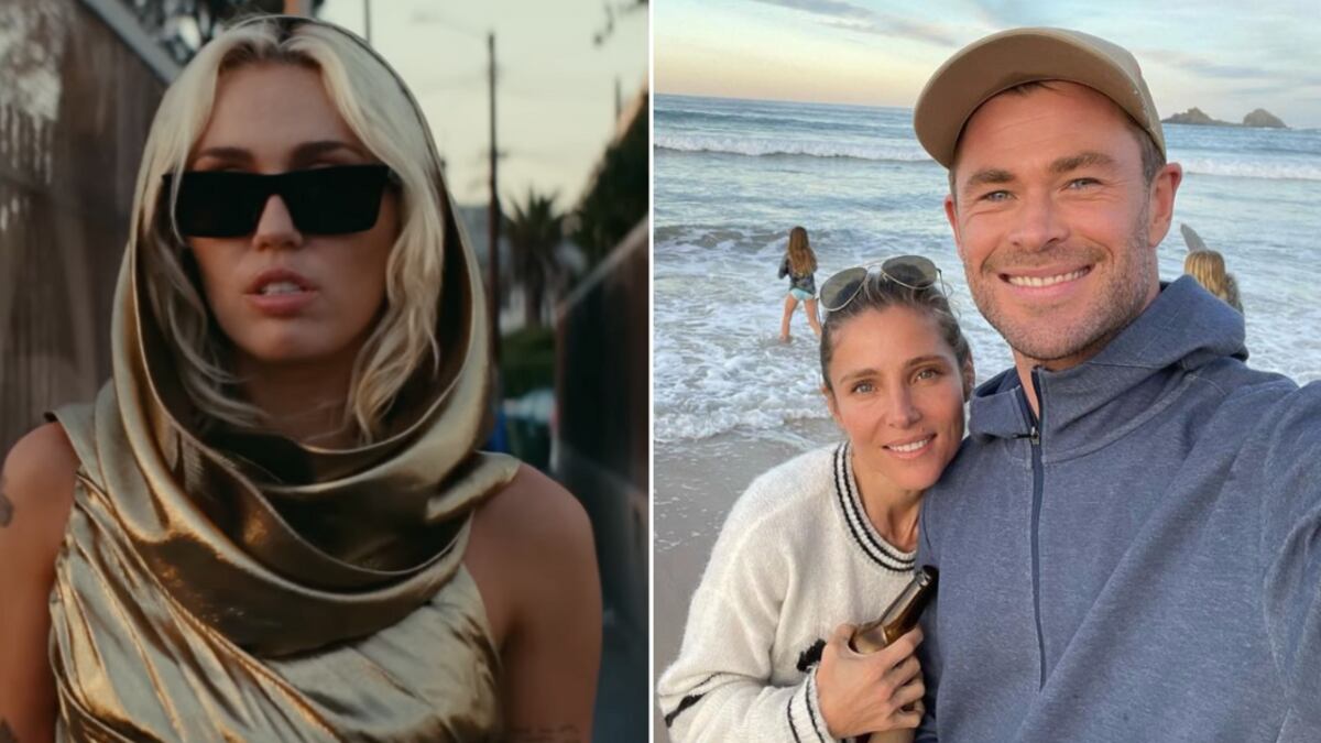 Miley Cyrus también atacó a Chris Hemsworth y Elsa Pataky: los mensajes ocultos en 'Flowers'