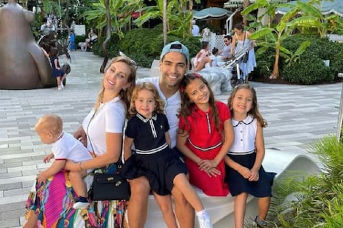 “Qué belleza”: Falcao se muestra feliz con su familia pese a que Colombia no va al Mundial