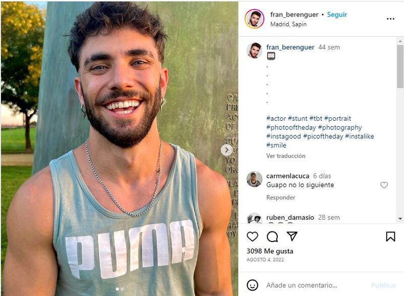 Fran Berenguer es Ronnie en 'Culpa mía'