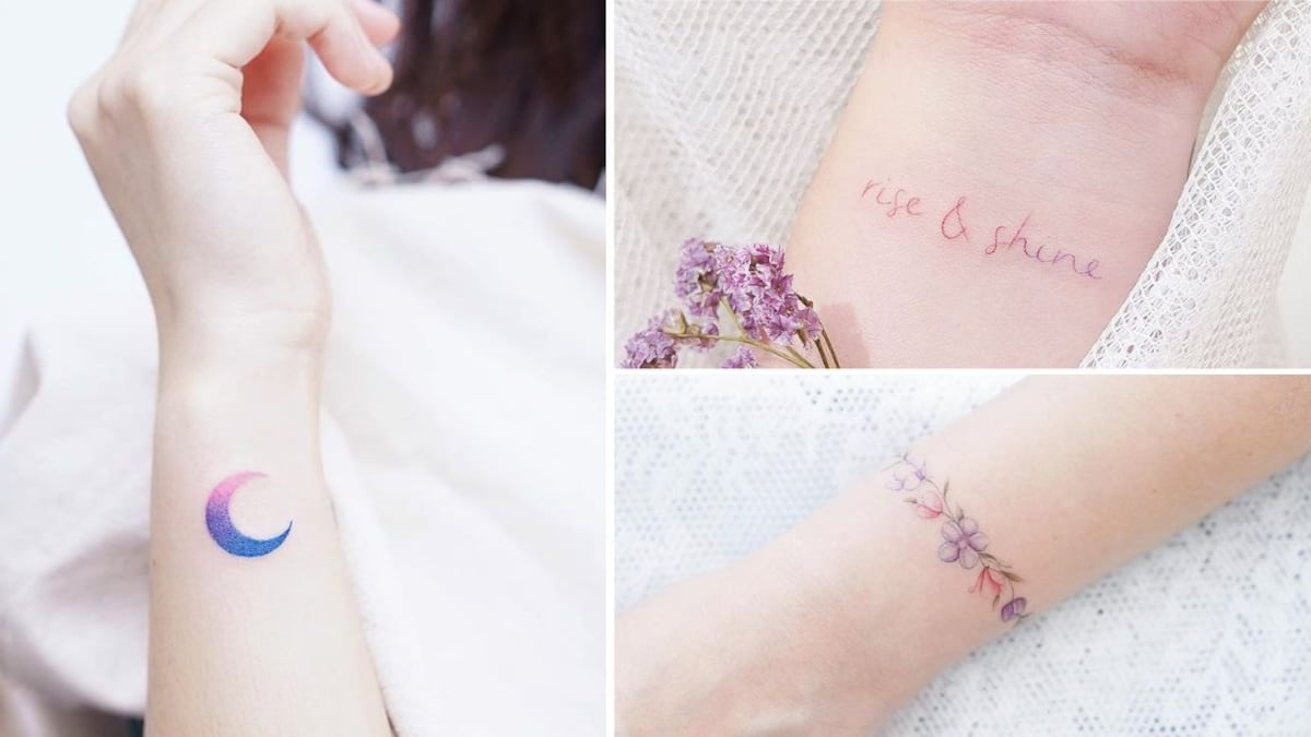 Tres tatuajes en las muñecas