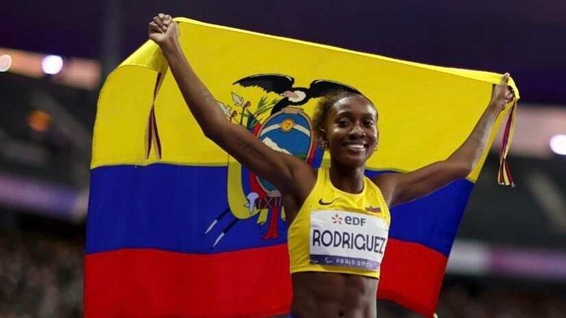 Kiara Rodríguez se alzó con el oro en los 100 m T46/47 en el Mundial de Paratletismo Nueva Delhi 2025.