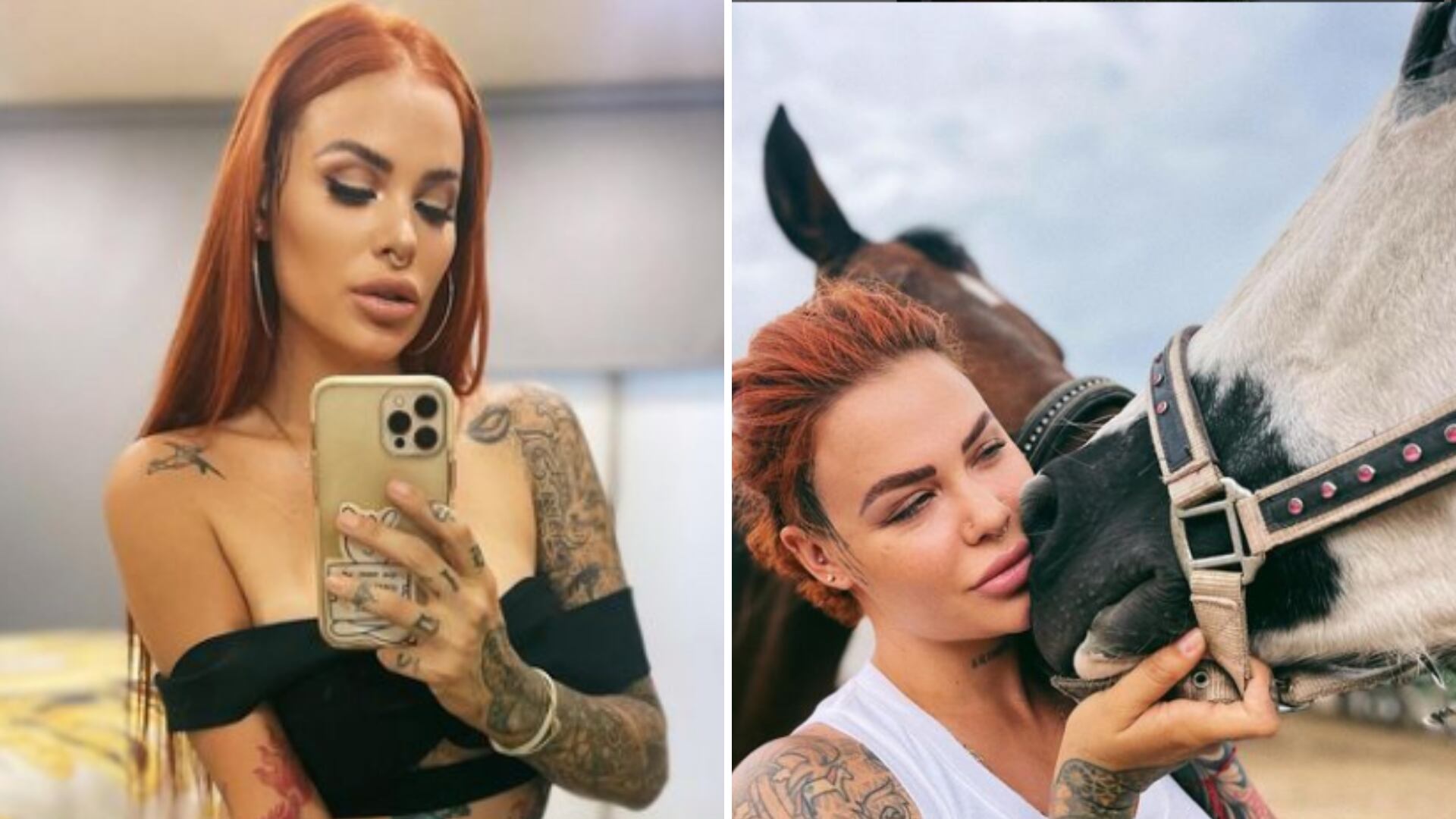 Elena Larrea falleció a los 31 años. Los caballos que rescató mostraron su gran dolor.