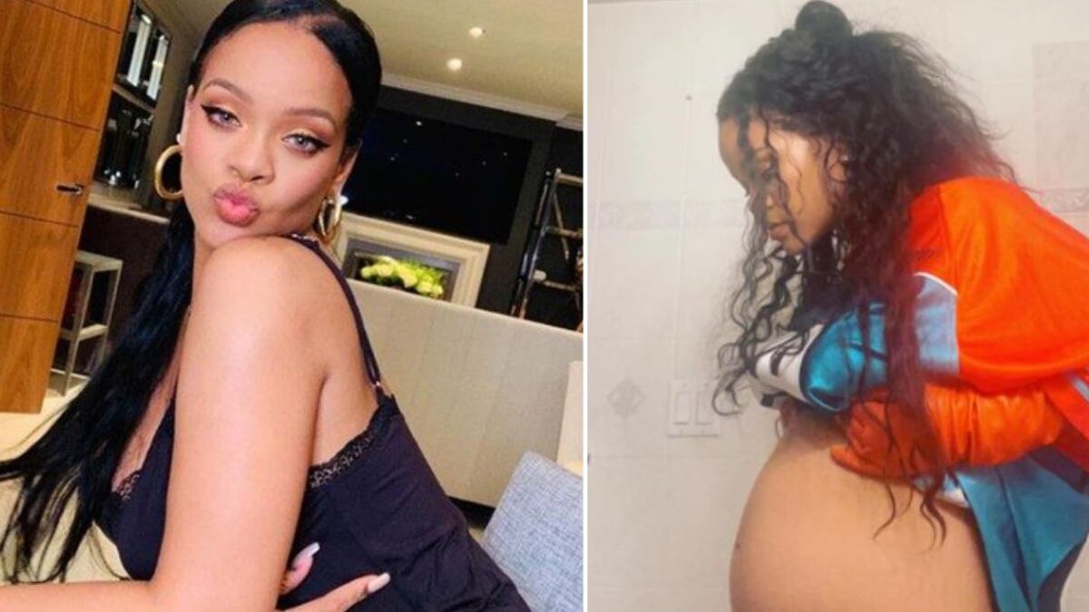 Las fotos de Rihanna de bebé que prueban que su hijo es su clon