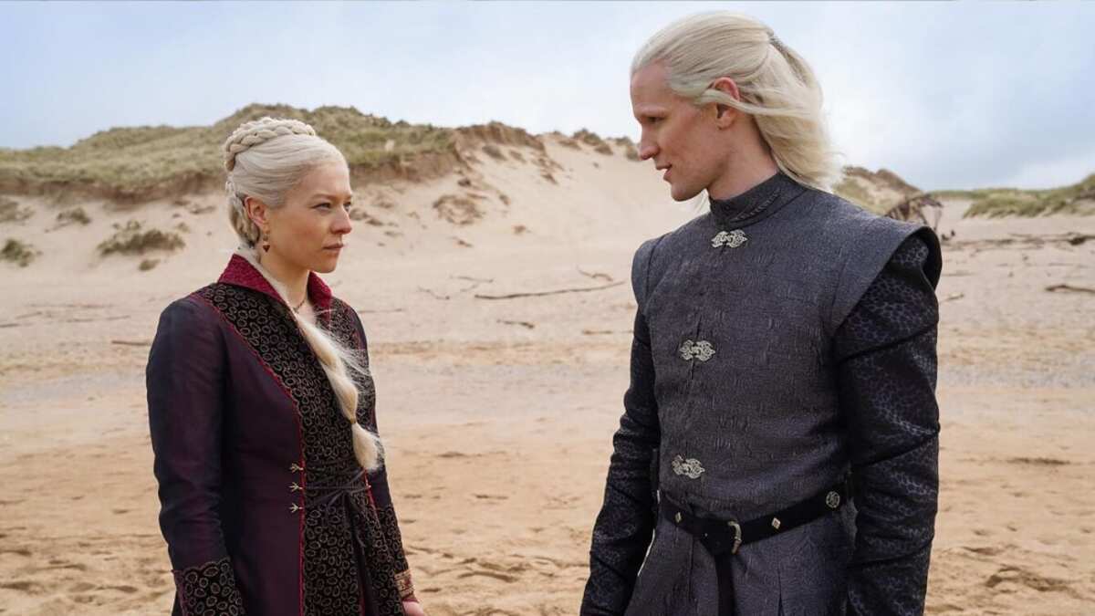 Daemon y Rhaenyra Targaryen en 'House of the dragon'