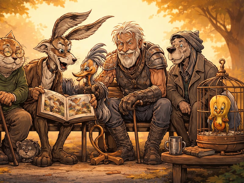 La IA muestra cómo envejecerían los personajes de las caricaturas de nuestra infancia