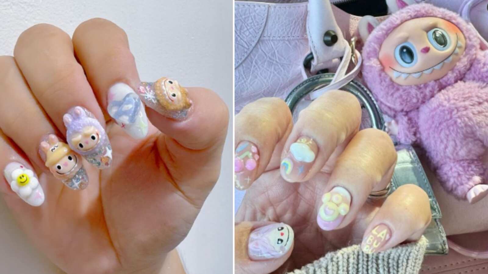 Así puedes llevar las uñas Labubu en 2025