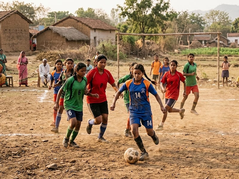 El fútbol en India empodera a las niñas