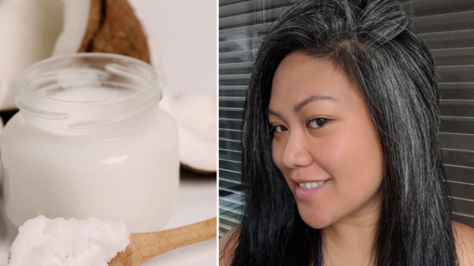 Champú anticanas de aceite de coco y miel