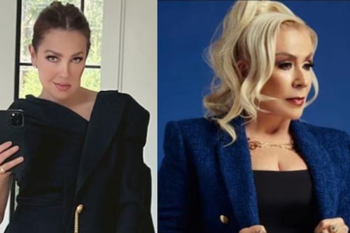Thalía quiso recrear el look de Marilyn Monroe pero fans señalan que parece Laura Zapata