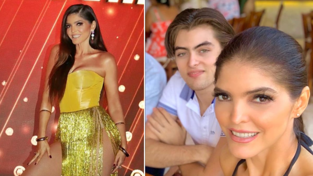 Ana Bárbara canta junto a su hijo