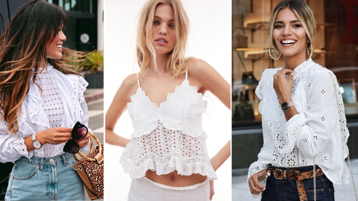 El crochet tiene competencia este verano y es el bordado suizo.