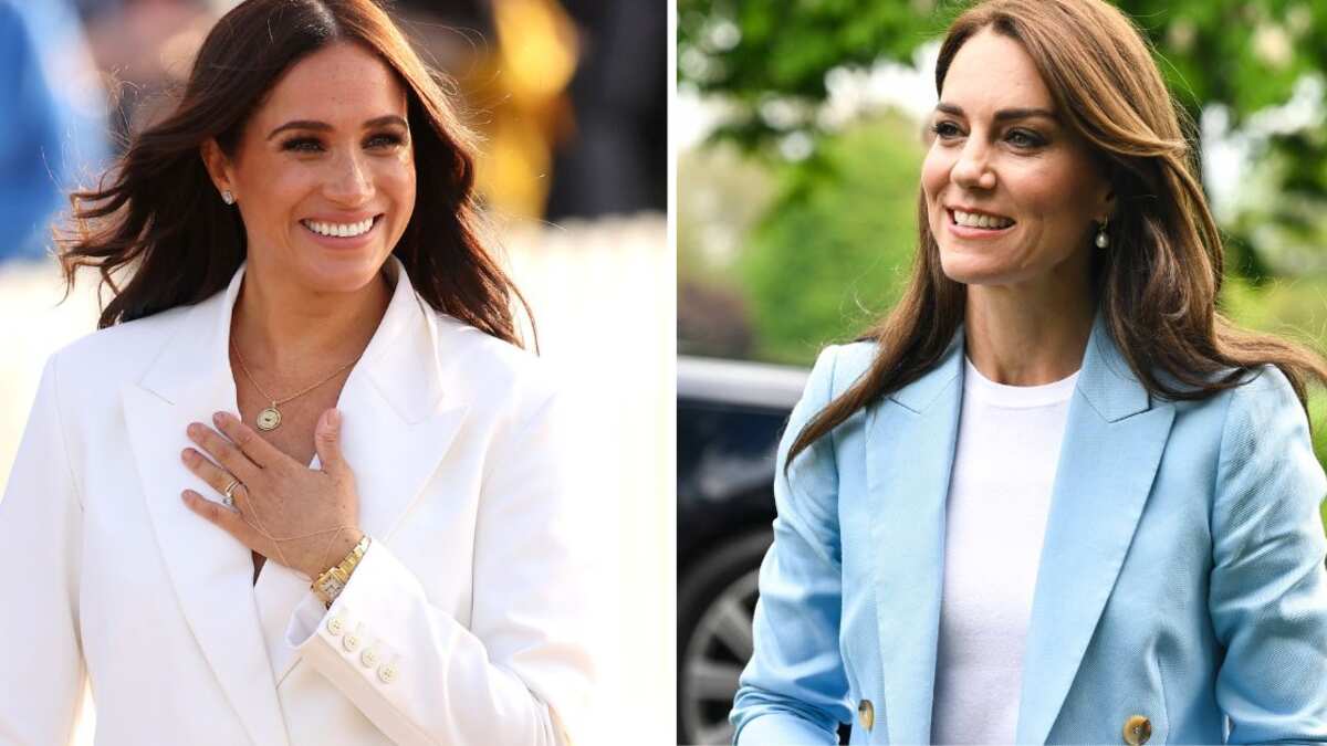 Meghan Markle y Kate Middleton looks