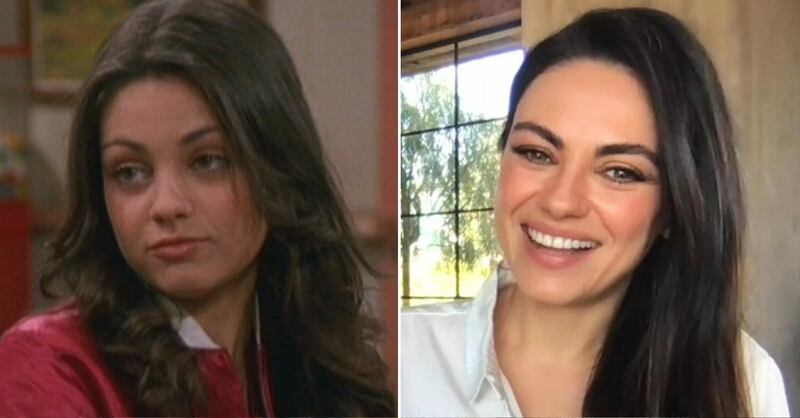 Mila Kunis en 'That '70s Show' y en la actualidad