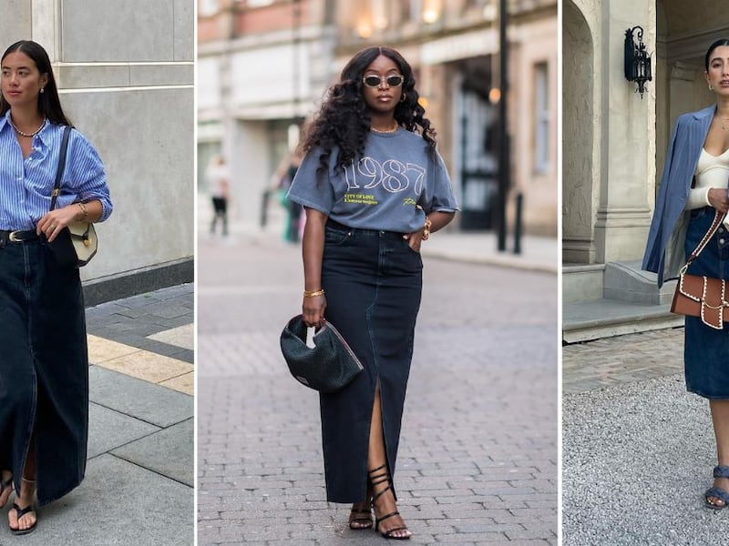 4 nuevas formas de llevar la falda de mezclilla si ya te aburriste de usar jeans este 2026