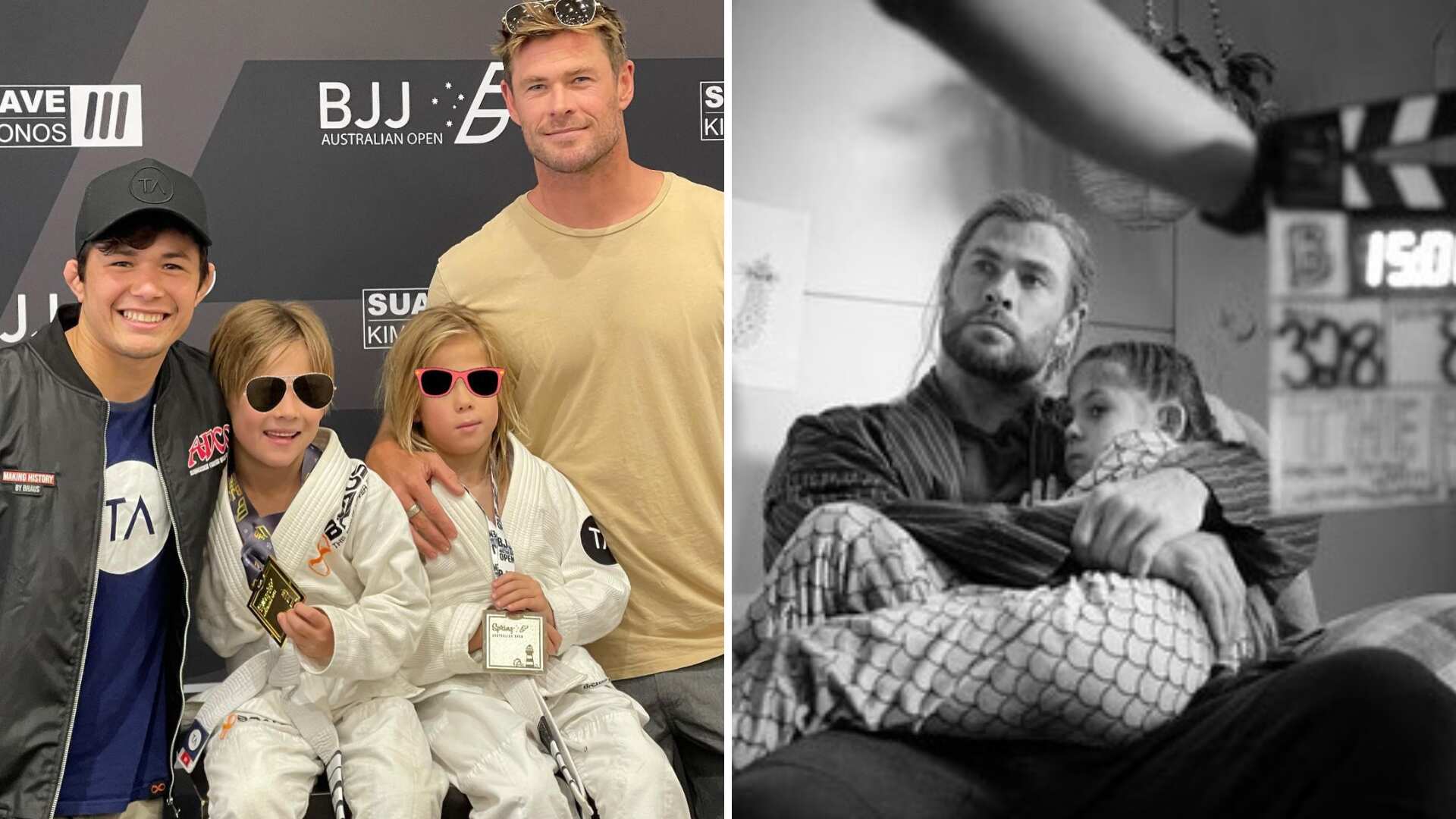 El actor tiene tres hijos con la actriz Elsa Pataky