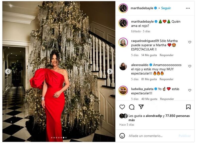 Martha Debayle impuso tendencia con la decoración de su arbolito de Navidad