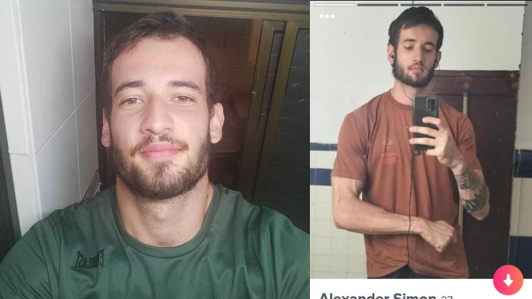 Alemán Alexander Simón de 27 años que viola mujeres jóvenes en Medellín amenazó a quien lo denunció en redes