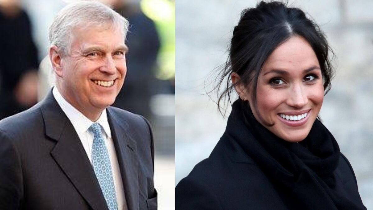 Meghan Markle y príncipe Andrés