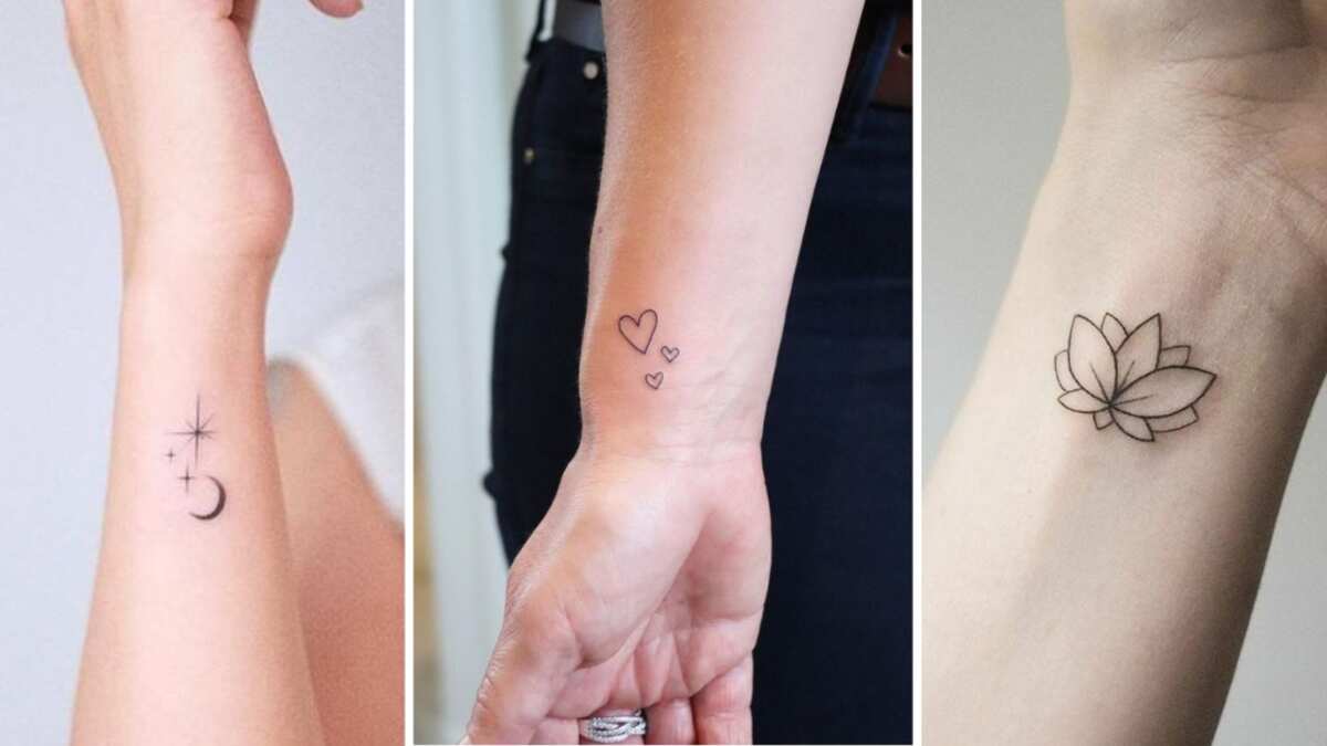 Tatuajes minimalistas en las muñecas