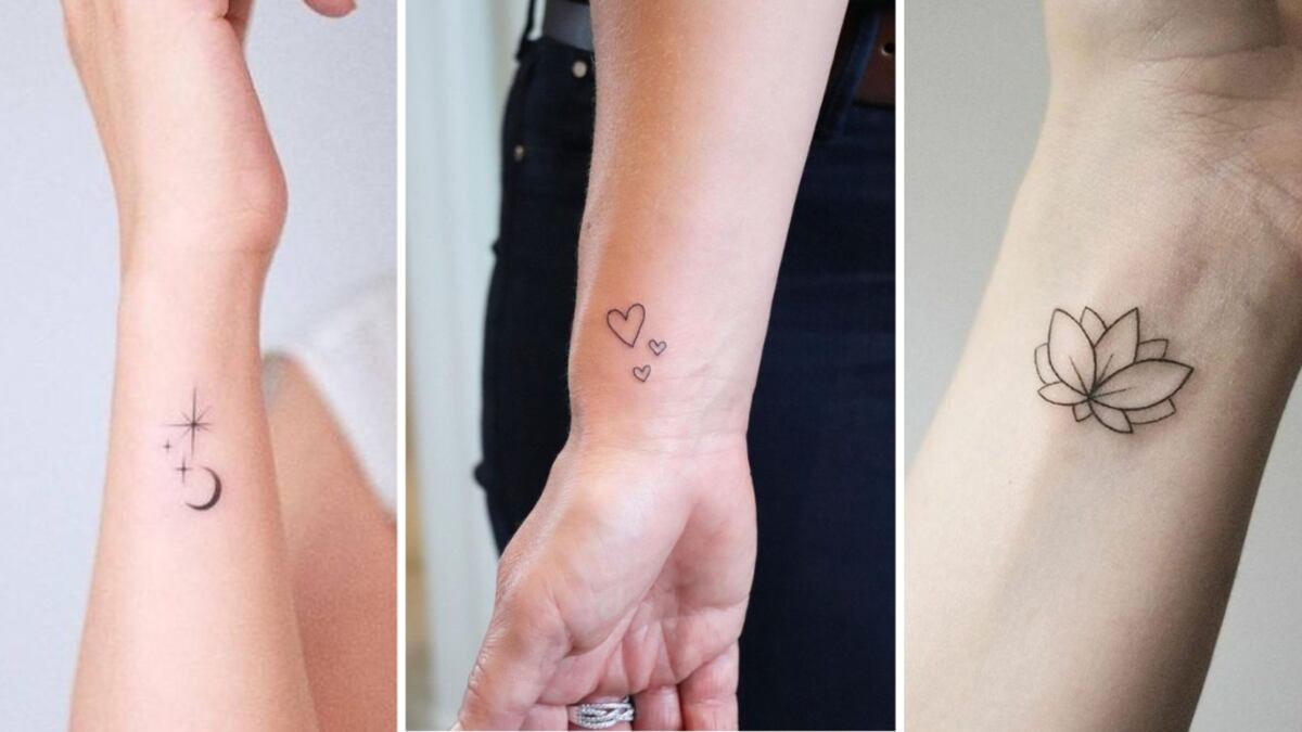 Tatuajes minimalistas en las muñecas