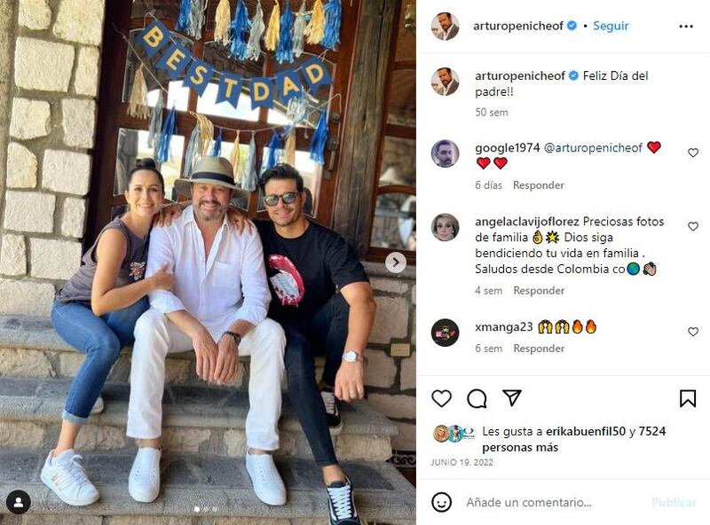 Los hijos de Arturo Peniche también son actores