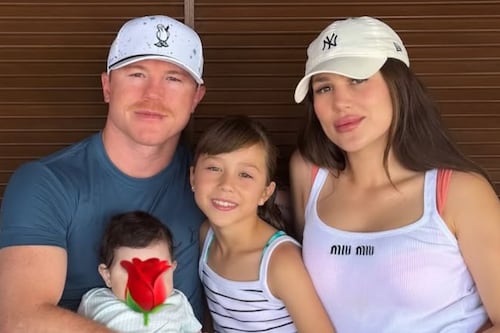 Ni la decoración ni el banquete: el detalle del bautizo de la hija menor del Canelo que más llamó la atención