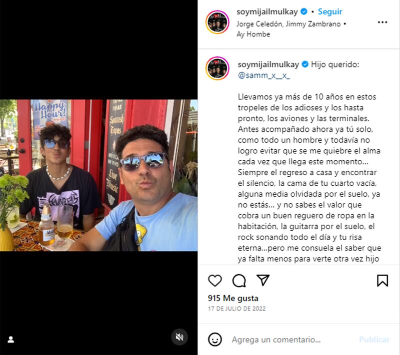 Ahora es que el hijo de Alina reacciona ante la relación de su madre con Jim Velásquez.
